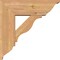 Ekena Millwork Funston Traditional Smooth Bracket w/ Offset Brace, Western Red Cedar, 7 1/2"W x 22"D x 22"H BKT0806X22X22FST01SWR - alternate 2